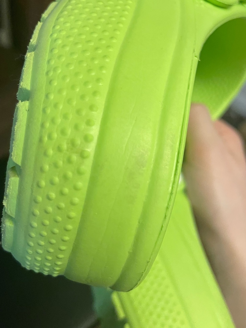Crocs x Disney Pixar Monsters Inc Mike Wazowski Lime Green Classic Clogs - Picture 7 of 9